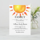 Family Wiedersehen Party, Einladung zur Ansammlung (Stehend Vorderseite)