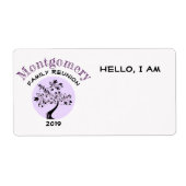 Family Wiedersehen Party Trendy Tree Individuelle (Vorne)