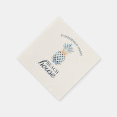 Family Wiedersehen Pineapa Tropical Beach House Serviette (Ecke)