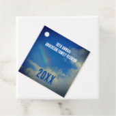 Family Wiedersehen Rainbow Colorful Summer Picinic Geschenkanhänger (Beispiel)