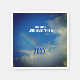 Family Wiedersehen Rainbow Colorful Summer Picinic Serviette