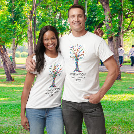 Family Wiedersehen Rainbow Family Tree T-Shirt