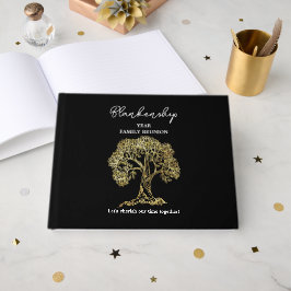 Family Wiedersehen Registry Gold Tree Art Gästebuch
