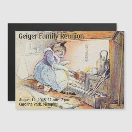 Family Wiedersehen Rett-the-Date-Magnet Magneteinladung