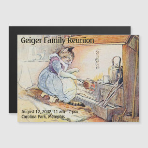 Family Wiedersehen Rett-the-Date-Magnet Magneteinladung