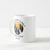 Family Wiedersehen Road Trip Mountain Personalisie Kaffeetasse (Vorderseite Links)