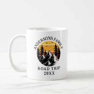 Family Wiedersehen Road Trip Mountain Personalisie Kaffeetasse