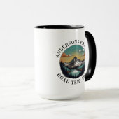 Family Wiedersehen Road Trip Mountain Personalisie Tasse (VorderseiteRechts)