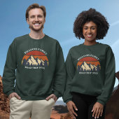 Family Wiedersehen Road Trip Mountain Sonnenunterg Sweatshirt