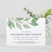 Family Wiedersehen Rustic Einladung (Stehend Vorderseite)