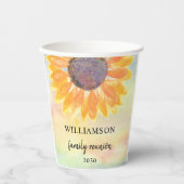 Family Wiedersehen Rustic Pappbecher (Vorderseite)