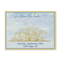 Family Wiedersehen Save the Date Genealogie Tree