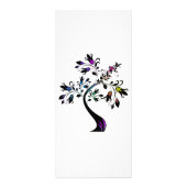 Family Wiedersehen Save the Date Moderner, farbenf Werbekarte (Hinten)