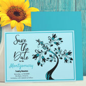 Family Wiedersehen Save the Date Moderner Kunstbau Ankündigung