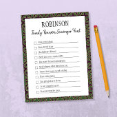 Family Wiedersehen Scavenger Hunt Game I