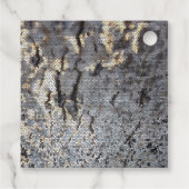 Family Wiedersehen Small Grey Black Tile Mosaik Geschenkanhänger (Rückseite)