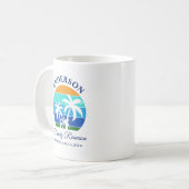 Family Wiedersehen Summer Beach Palmen Kaffeetasse (Vorderseite Links)