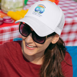 Family Wiedersehen Summer Beach Palmen Truckerkappe