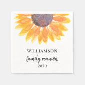 Family Wiedersehen Sunflower Serviette (Vorderseite)