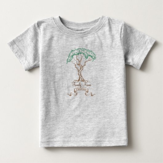 Family Wiedersehen Tree Baby T-shirt (Vorderseite)