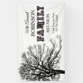 Family Wiedersehen Tree Marquee Lights Banner (Vertikal)