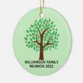 Family Wiedersehen Tree Niedlich Custom Matching W Keramik Ornament (Links)