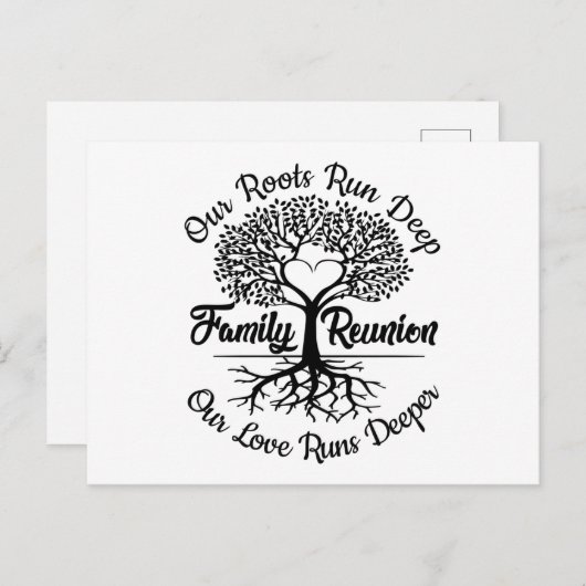 Family Wiedersehen trifft sich wieder mit unserer Postkarte (Vorne/Hinten)