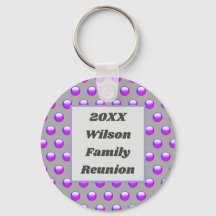 Family Wiedersehen Vibranly Lila Polka Dot Keepake
