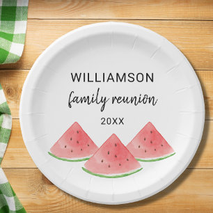 Family Wiedersehen Watermelon Pappteller