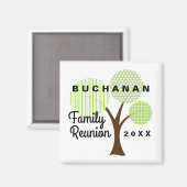 Family Wiedersehen Whimsical Tree Souvenir Geschen Magnet (Vorderseite/Rückseite)