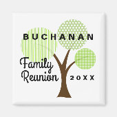 Family Wiedersehen Whimsical Tree Souvenir Geschen Magnet (Vorne)