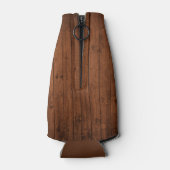 Family Wiedersehen Wood Rustic Pine Trees Flaschenkühler (Rückseite)