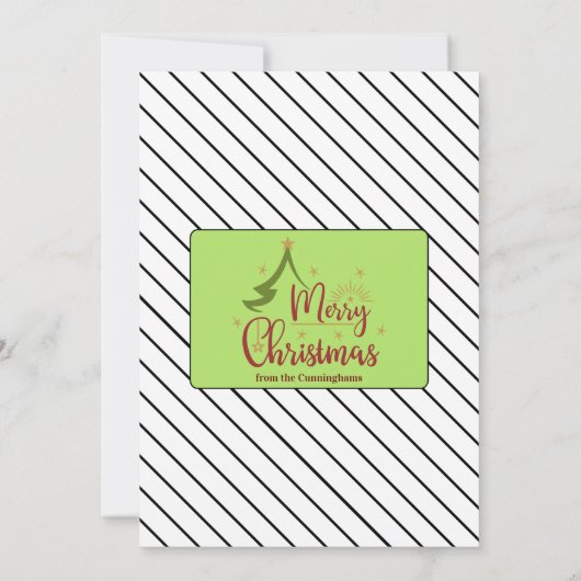 Family Word Cloud Personalisiert Script Fab Fun Einladung (Rückseite)