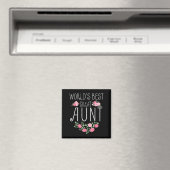 Family World's Great Aun Funny Auntie Ever Gift  Magnet (In Situ (Geschirrspüler))