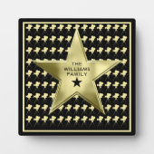 Family Zuhause Movie Theater Personalisiert Star Fotoplatte (Vorderseite)