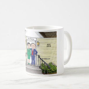 Family Zuhause, Paar Kaffeetasse