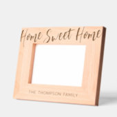 Family Zuhause Sweet Zuhause Geätzte Rahmen (Links)