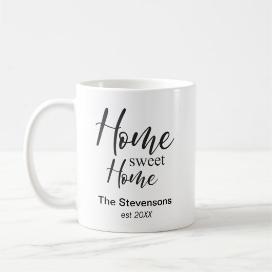 Family Zuhause Sweet Zuhause Kaffeetasse (Links)