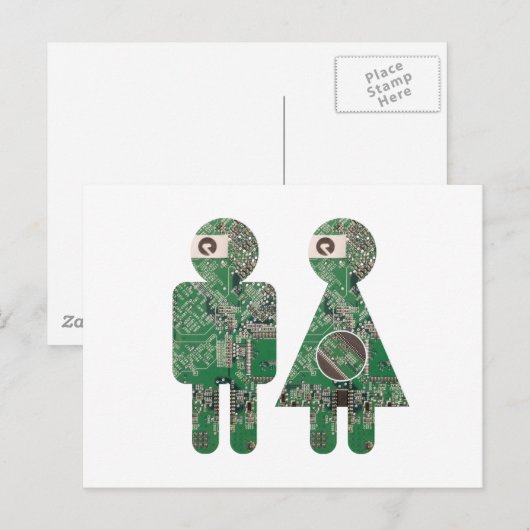 Familyboard Postkarte (Vorne/Hinten)