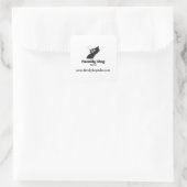 Familydogradio Square Stickers (Tasche)