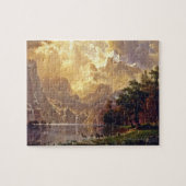Famous Art Bierstadt Sierra Nevada California USA Puzzle (Horizontal)