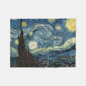 Famous art, Starry Night, Van Gogh Fleecedecke (Vorderseite (Horizontal))