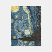 Famous art, Starry Night, Van Gogh Fleecedecke (Vorderseite)