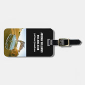 Famous Blue Swallow Motel on Route 66 Gepäckanhänger (Vorderseite horizontal)