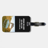 Famous Blue Swallow Motel on Route 66 Gepäckanhänger (Rückseite horizontal)