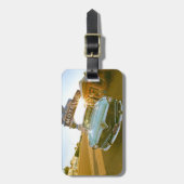 Famous Blue Swallow Motel on Route 66 Gepäckanhänger (Vorderseite vertikal)