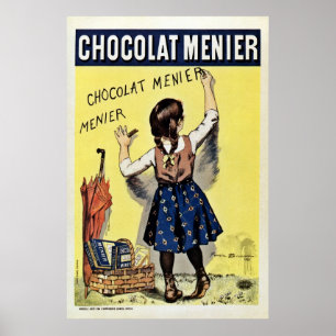 Famous Chocolat Menier Vintag Poster