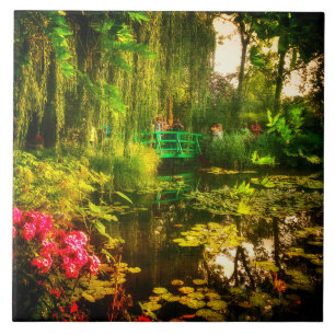 Famous Claude Monet Giverny Pond Lilies Fliese