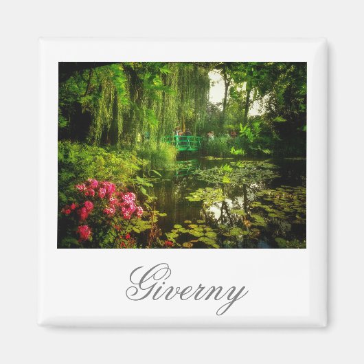 Famous Claude Monet Giverny Pond Lilies Magnet (Vorne)