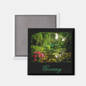 Famous Claude Monet Giverny Pond Lilies Magnet (Vorderseite/Rückseite)